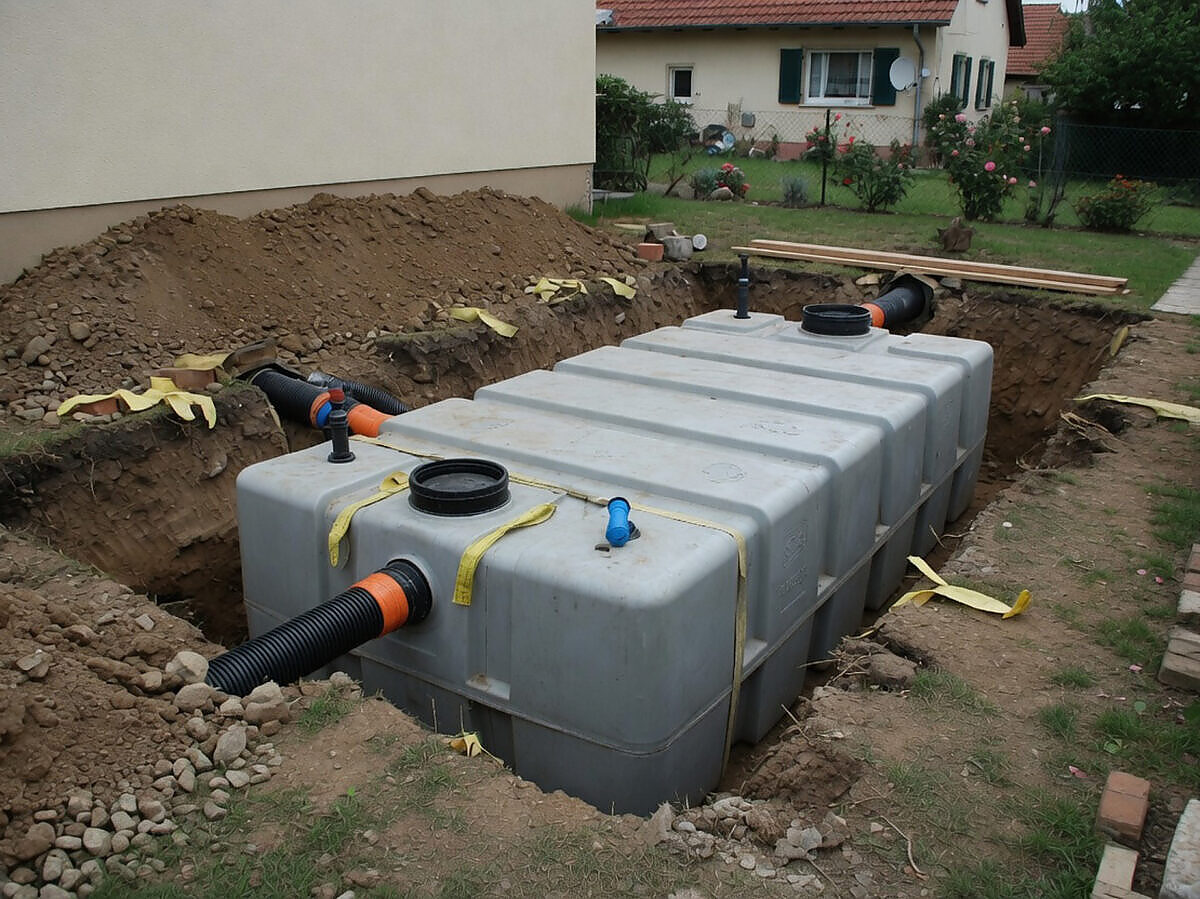 Zisterneinbau für eine zuverlässige Regenwassernutzung