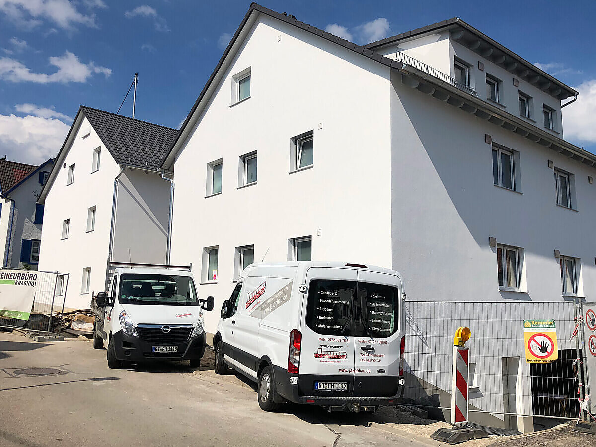 Fassadenrenovierung in Reutlingen
